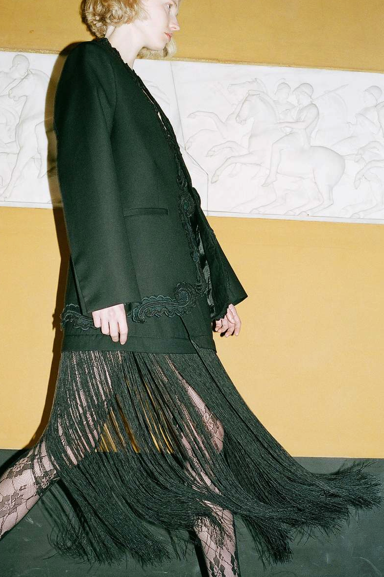 Sea NYC 'Pari' Fringed Skirt - Size 10 - Brand New With Tags