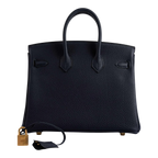 Hermès Birkin 25 in Togo Bleu Nuit