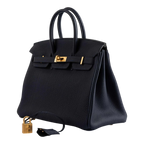 Hermès Birkin 25 in Togo Bleu Nuit