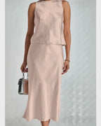 Vince Tank and Midi Skirt Set - Size S - Brand New With Tags